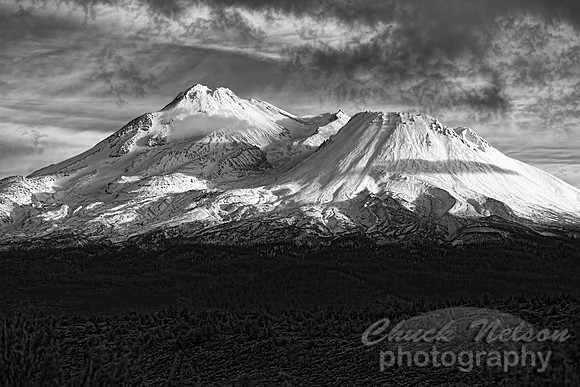 #558C - MOUNT SHASTA BLACK AND WHITE TDBW (1:1.5)