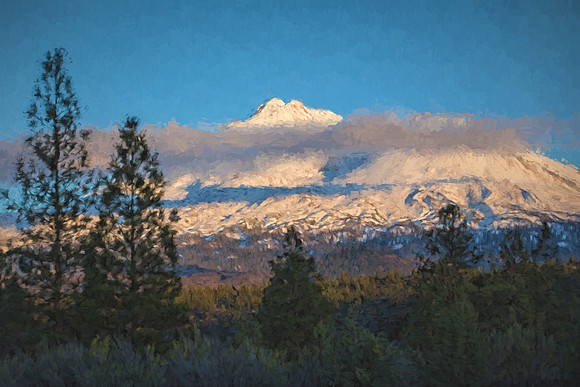 #560B - MT SHASTA TDI RENOIR PAINTERLY STYLE (1:1.5)