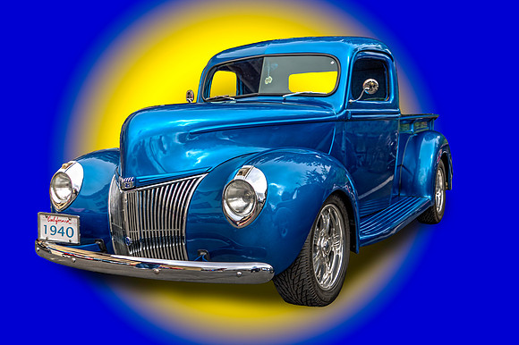 #584 - 1940 FORD PICKUP HDR TD (8x12)