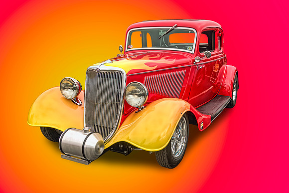 #582 - 1934 FORD #3 HDR TD (8X12)