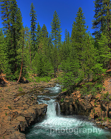 #132 - LOWER FALLS ON THE McCLOUD #2 - HDR (1:1.25)
