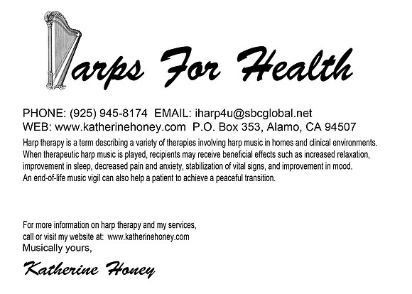 HARP CARD 5 5X7 BACK