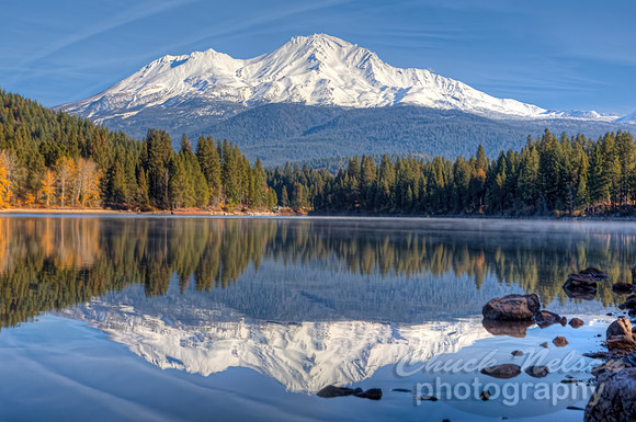 #642 - MT SHASTA FROM LAKE SISKIYOU HDR TD (1:1.5)