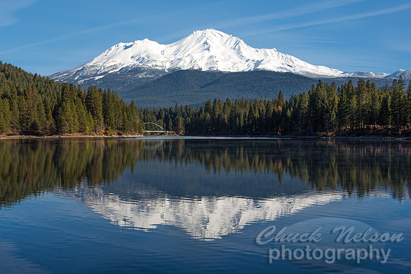 #644 - MT SHASTA FROM LAKE SISKIYOU TD (1:1.5)