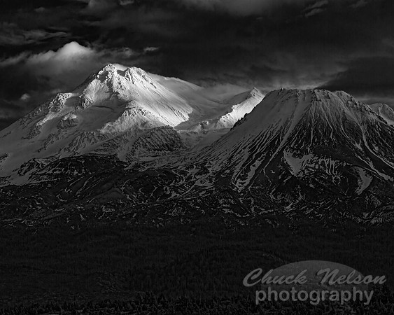 #646C - MT SHASTA IN BLACK AND WHITE TDBW  (1:1.25)