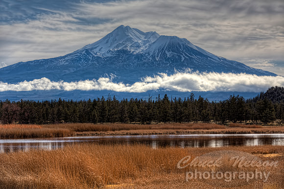 #650 - MT SHASTA WITH LAKE HDR (1:1.5)