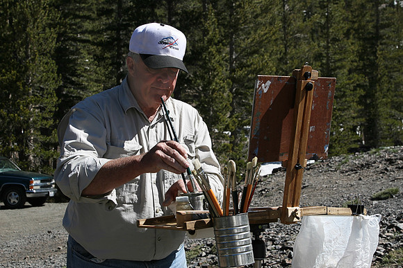 His Plein Air Portable Studio