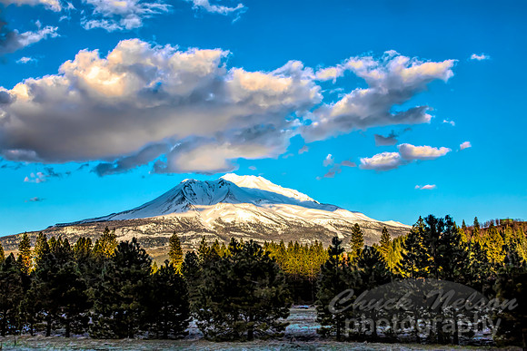 #700 - MT SHASTA WITH CLOUDS (1:1.5)
