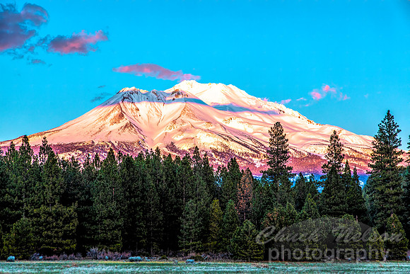 #702 - MT SHASTA SUNSET (8X12)