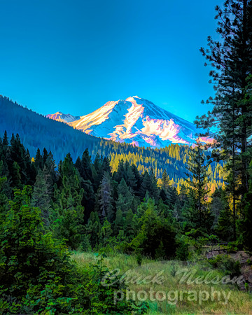 #708E - MT SHASTA HDR PAINTERLY (1:1.25)