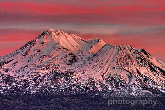 #173 - MT SHASTA AT SUNSET #3 - PHDR-T (1:1.5)