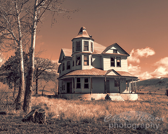 #757B - ABANDONED FARM HOUSE - SEPIA (1:1.25)