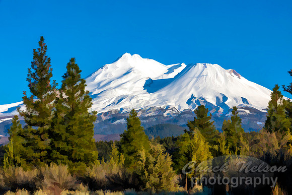 #762 - MOUNT SHASTA - PAINTERLY (1:1.5)