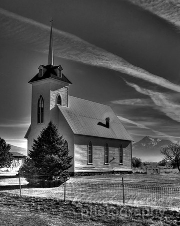 #187B - CHURCH IN THE VALLEY - blk-whi (1:1.25)