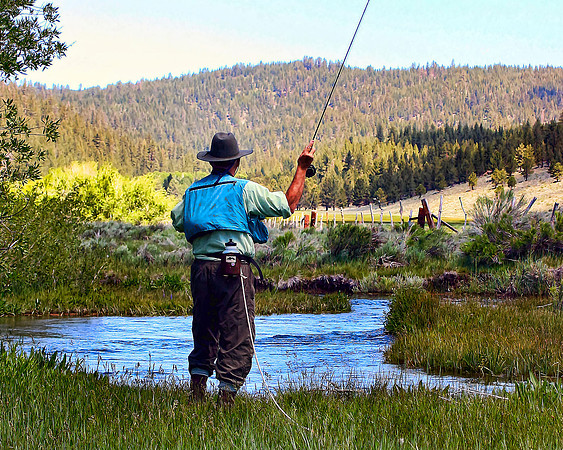 FISHING THE OWENS RIVER #2 (1:1.25)