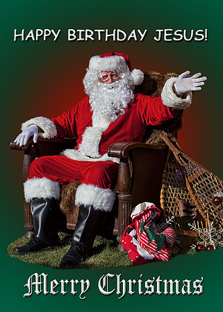 SANTA WITH AN IMPORTANT CHRISTMAS REMINDER