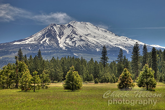 #439A - MOUNT SHASTA ON A JUNE DAY #4 HDR TD (1:1.5)