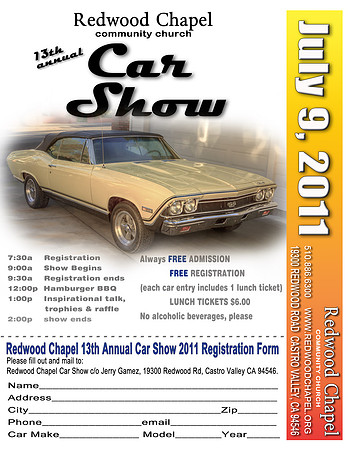 2011 CAR SHOW REGISTRATION #2