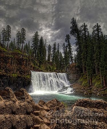 346E - MIDDLE FALLS ON THE McCLOUD #7 HDR TA gallery wrap (1:1.25)