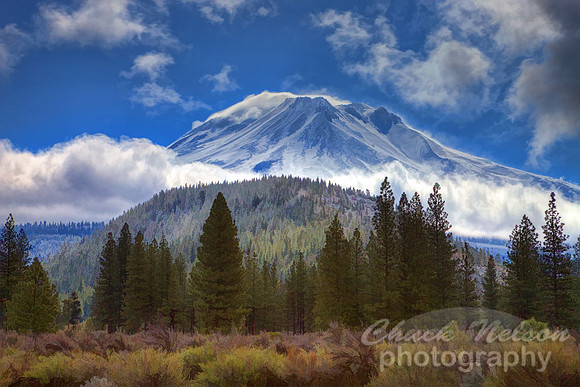 #432B - MT SHASTA AFTER AN APRIL SNOW HDR TA-D-S (1:1.5)