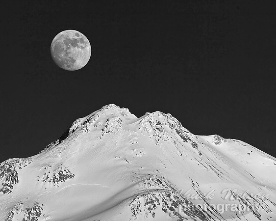#434 - MOON OVER SHASTA #1TDBW (1:1.25)
