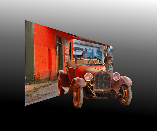 161A - 1915 DODGE - OUT OF FRAME (1:1.25 gallery wrap)